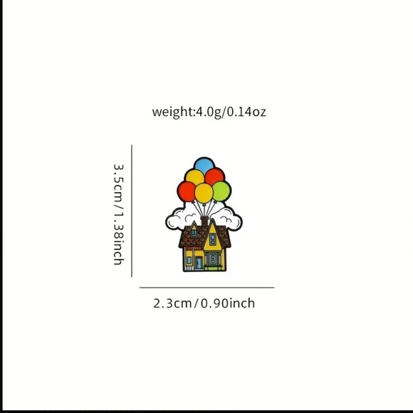 Up inspired Enamel Pin - Picture 5 of 5